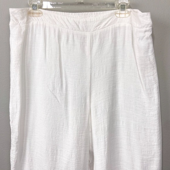 Chicos Easywear Straight‎ Leg Casual Pants Cozy Size 2 Large Minimalist Coastal - Picture 2 of 11